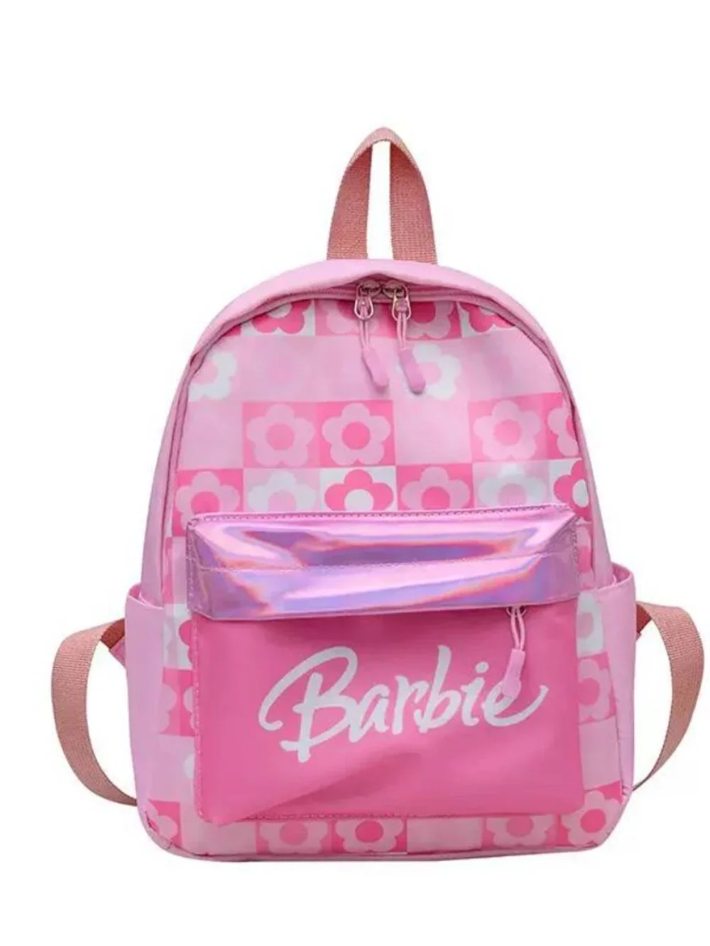Pink Barbie Backpack Collection Display – Stylish School Bag Set
